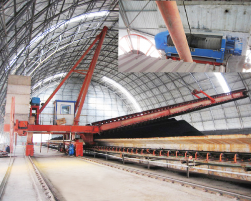 Side Scraper Reclaimer med arml&aelig;ngde fra 11 til 36 meter