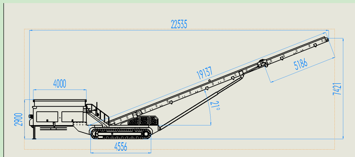  XLD-800 Crawler mobil stabler 